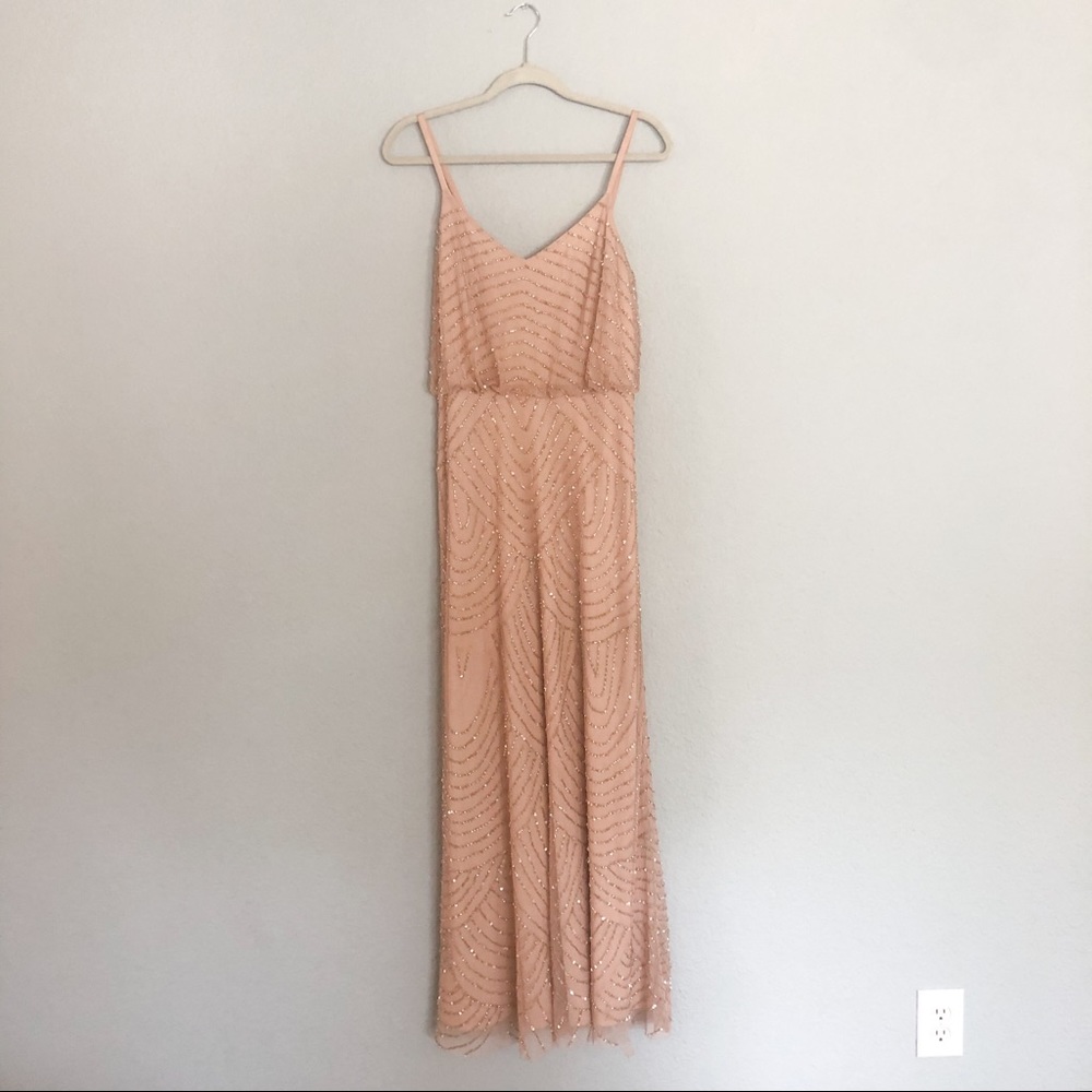 Adrianna Papell Blouson Spaghetti Strap Dress